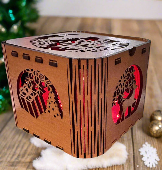 Christmas themed Lighted Box