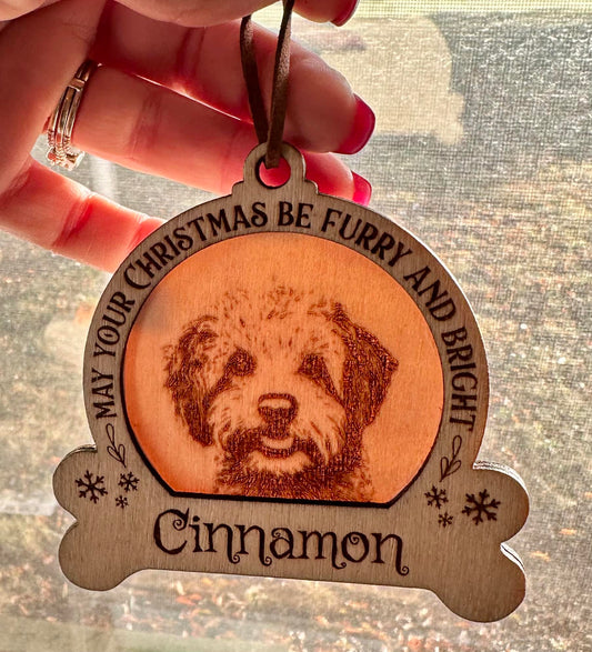 Personalized Dog Christmas Ornament